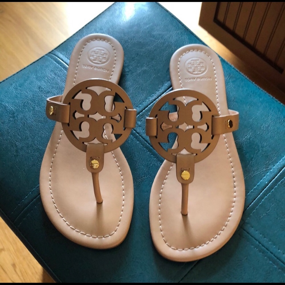 Tory Burch Miller sandal in light makeup